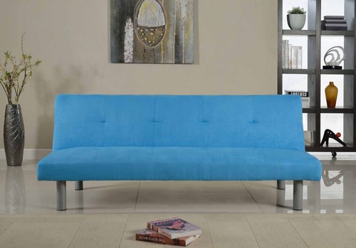 Faux suede contemporary sofa - suede,