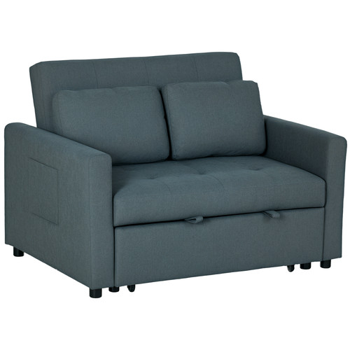 Homcom seater sofa bed - homcom, 2
