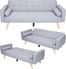 3 Seater Fabirc Sofa Bed Click