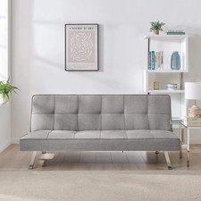 Grey Sofa Bed 3 Seater Click